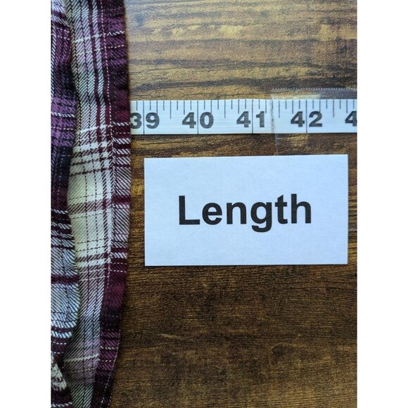 Plaid Button-Up Shirt Dress - Picture 9 of 10